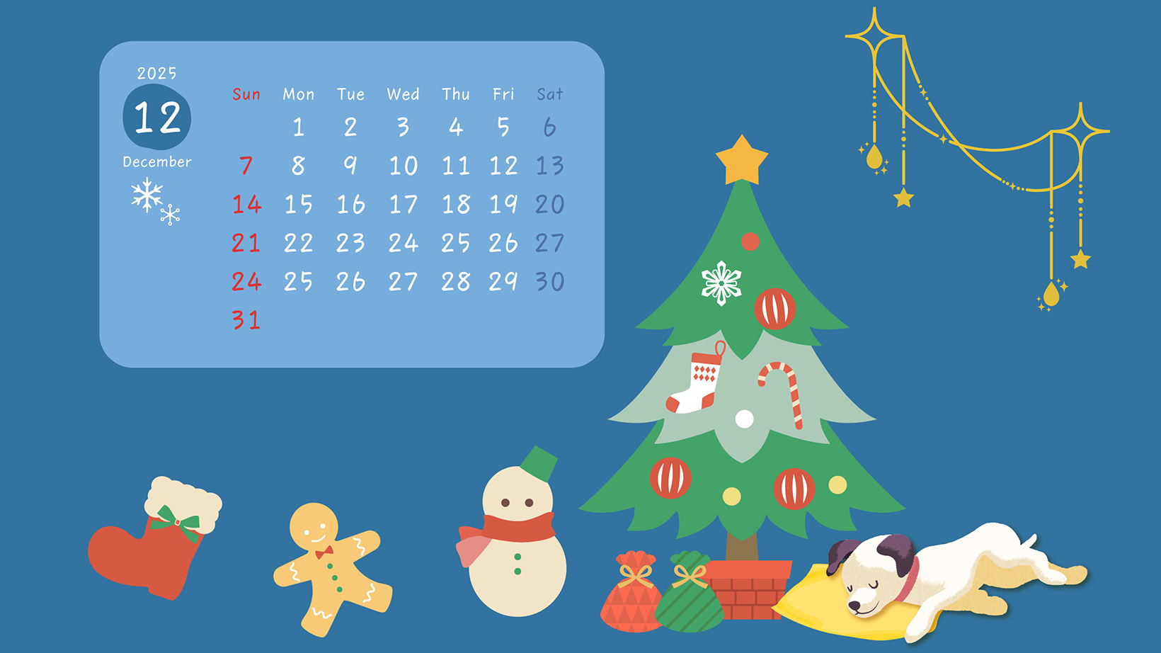 ニッパー公式 2025年12月カレンダー